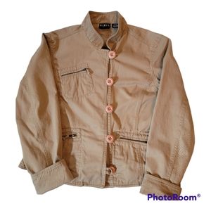 Mix It...Tan jacket size Large.